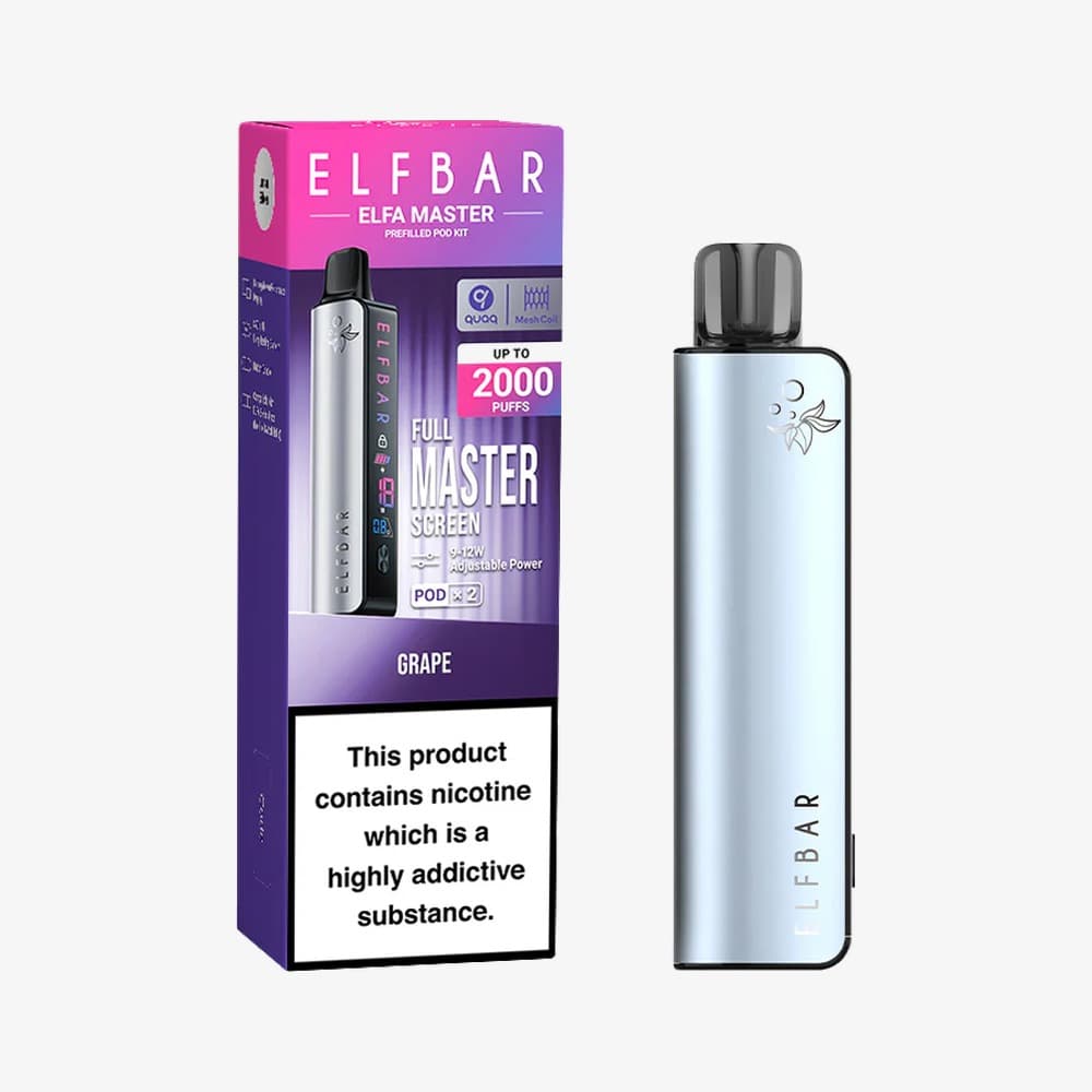 ELF BAR - Elfa Master Kit - Grape 5% (2X Pods Included) - View 1