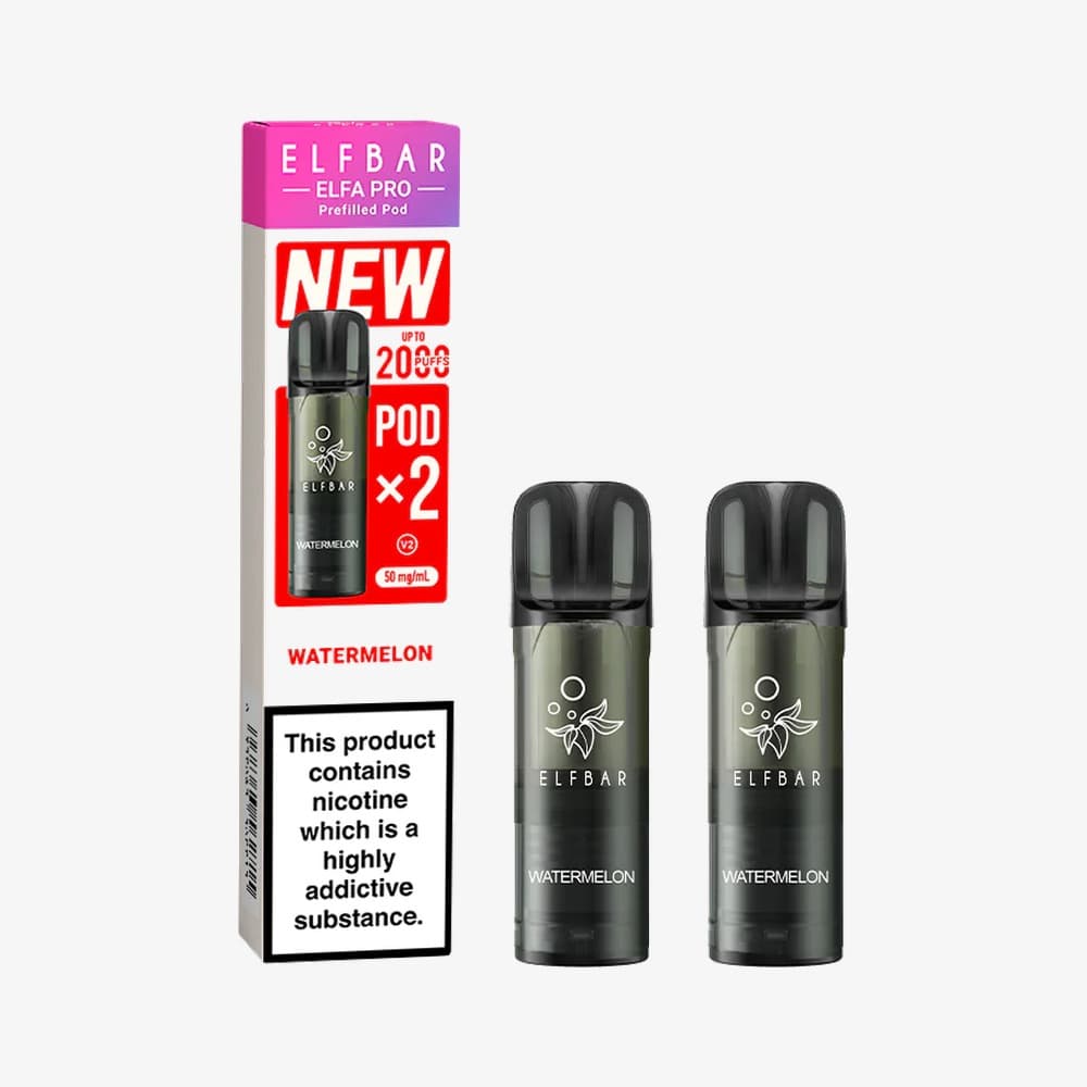 ELF BAR - Elfa Master Pod 2x2000 Puff - WATERMELON 5% - View 1