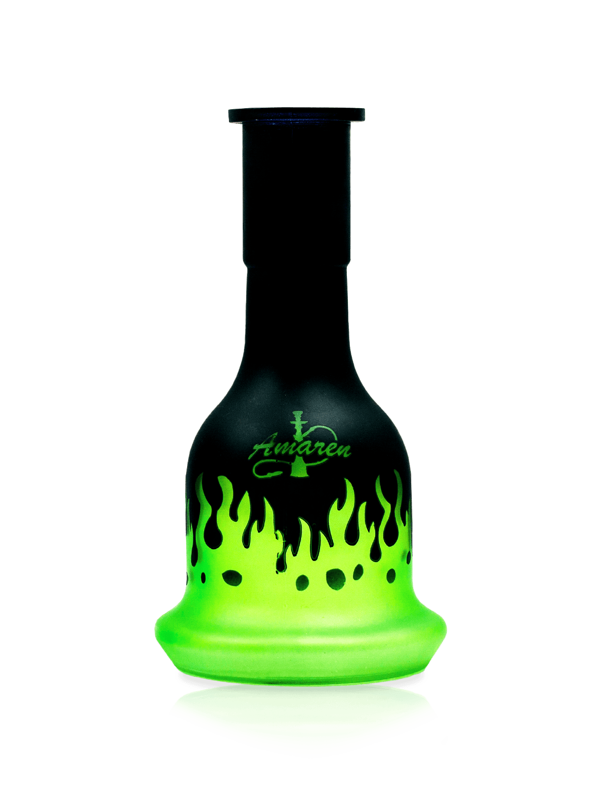 Amaren Chinese Fire Glass Bottle - L - View 1