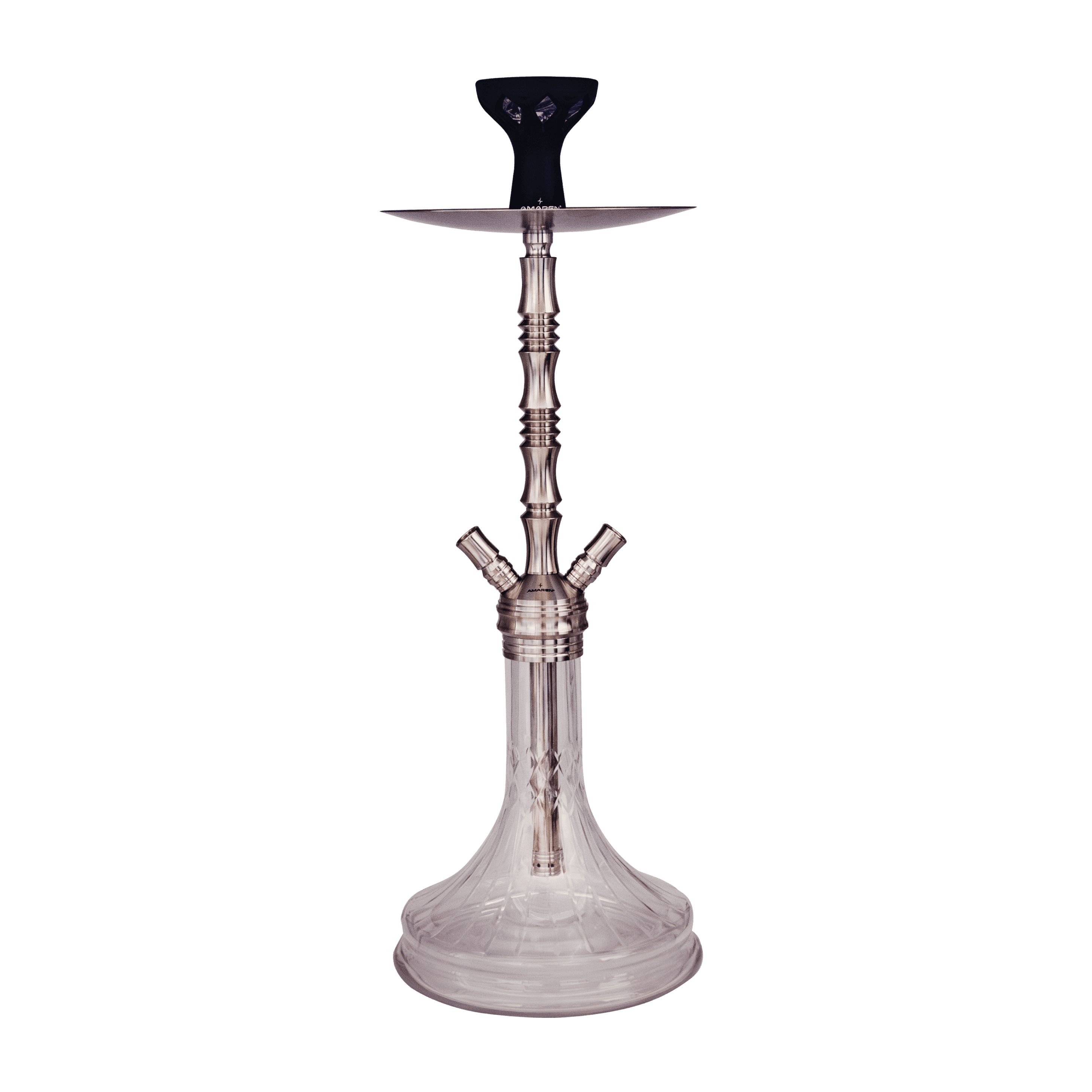 Amaren Stainless Steel Premium Hookah - 2 Way