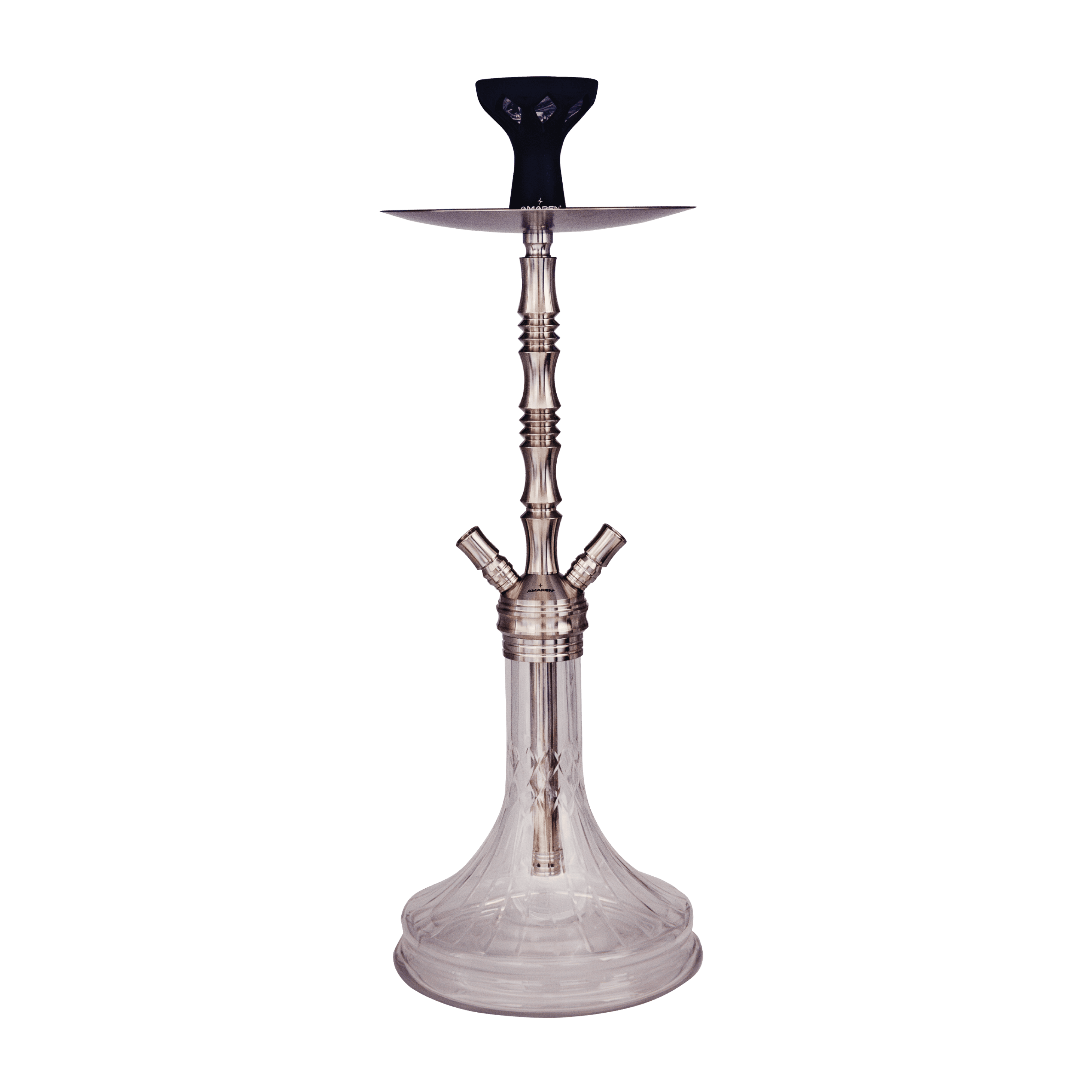 Amaren Stainless Steel Premium Hookah - 2 Way - View 1