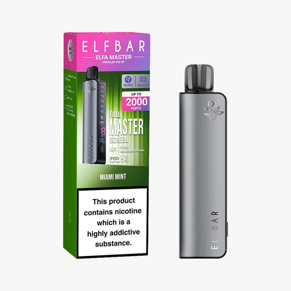 ELF BAR - Elfa Master Kit - Miami Mint 5% (2X Pods Included)