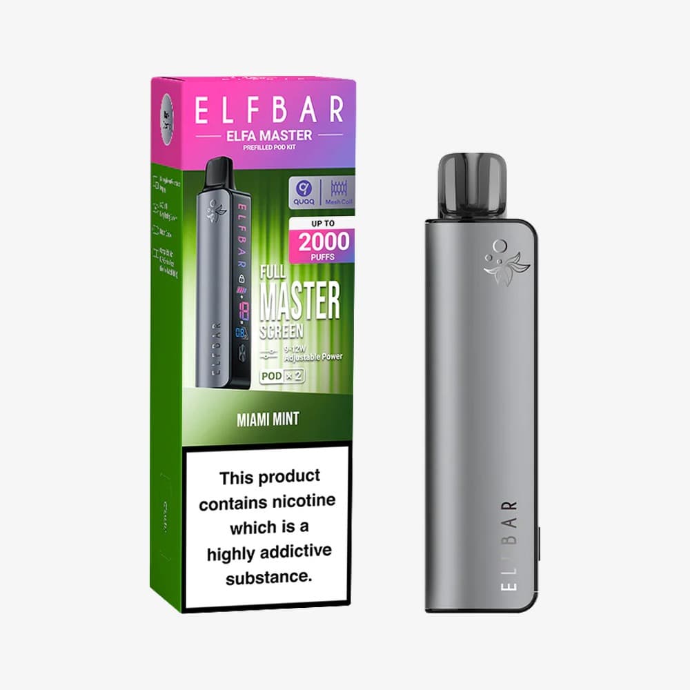 ELF BAR - Elfa Master Kit - Miami Mint 5% (2X Pods Included) - View 1