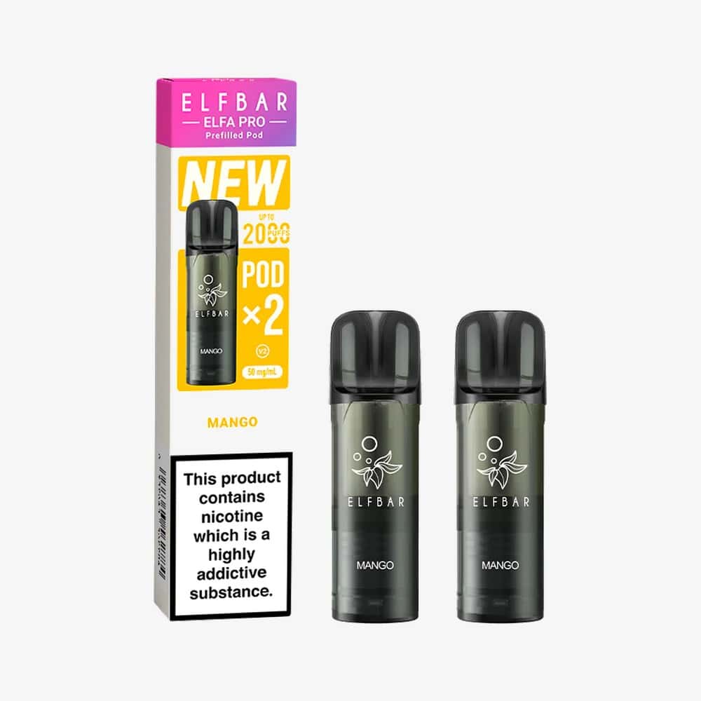 ELF BAR - Elfa Master Pod 2x2000 Puff - Mango 5%
