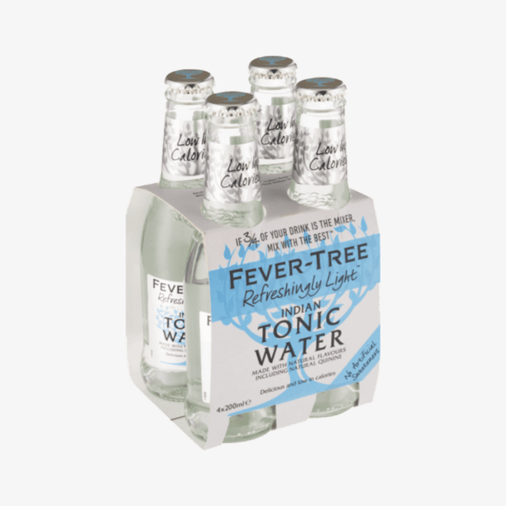 Fever-Tree Indian Light Tonic 4 X 200ml - View 1