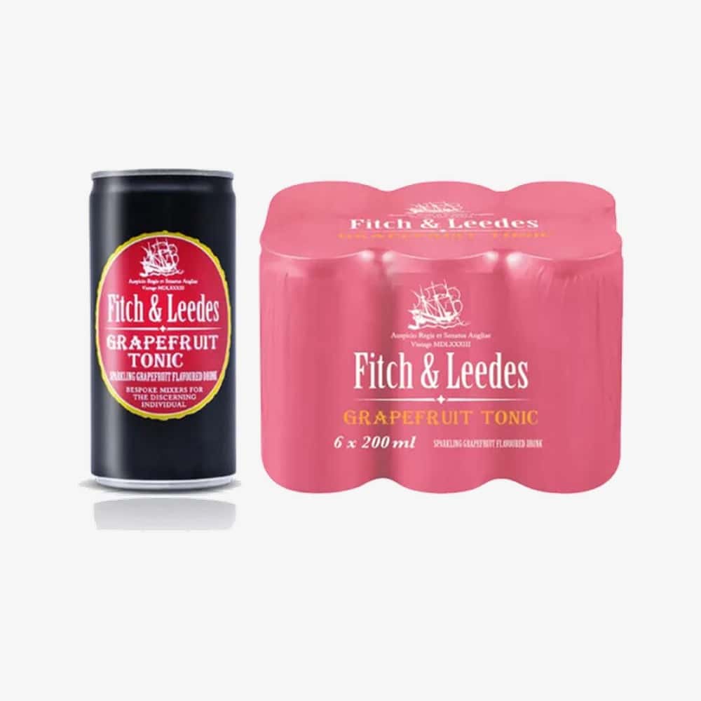 Fitch and Leedes Grapefruit Tonic Cans 6 X 200ml