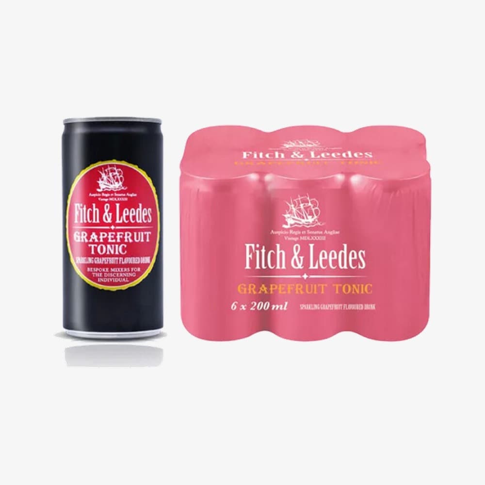 Fitch and Leedes Grapefruit Tonic Cans 6 X 200ml - View 1