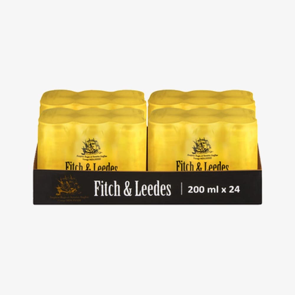 Fitch and Leedes Indian Tonic Cans 24 X 200ml - View 1