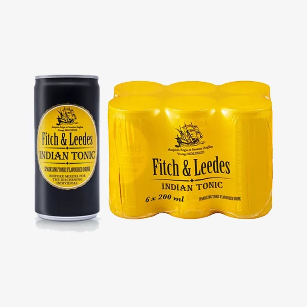 Fitch and Leedes Indian Tonic Cans 6 X 200ml - View 1