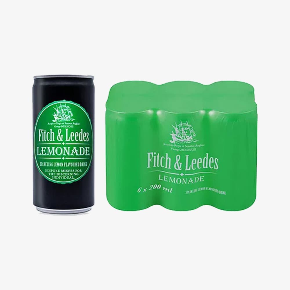 Fitch and Leedes Lemonade Cans 6 X 200ml - View 1