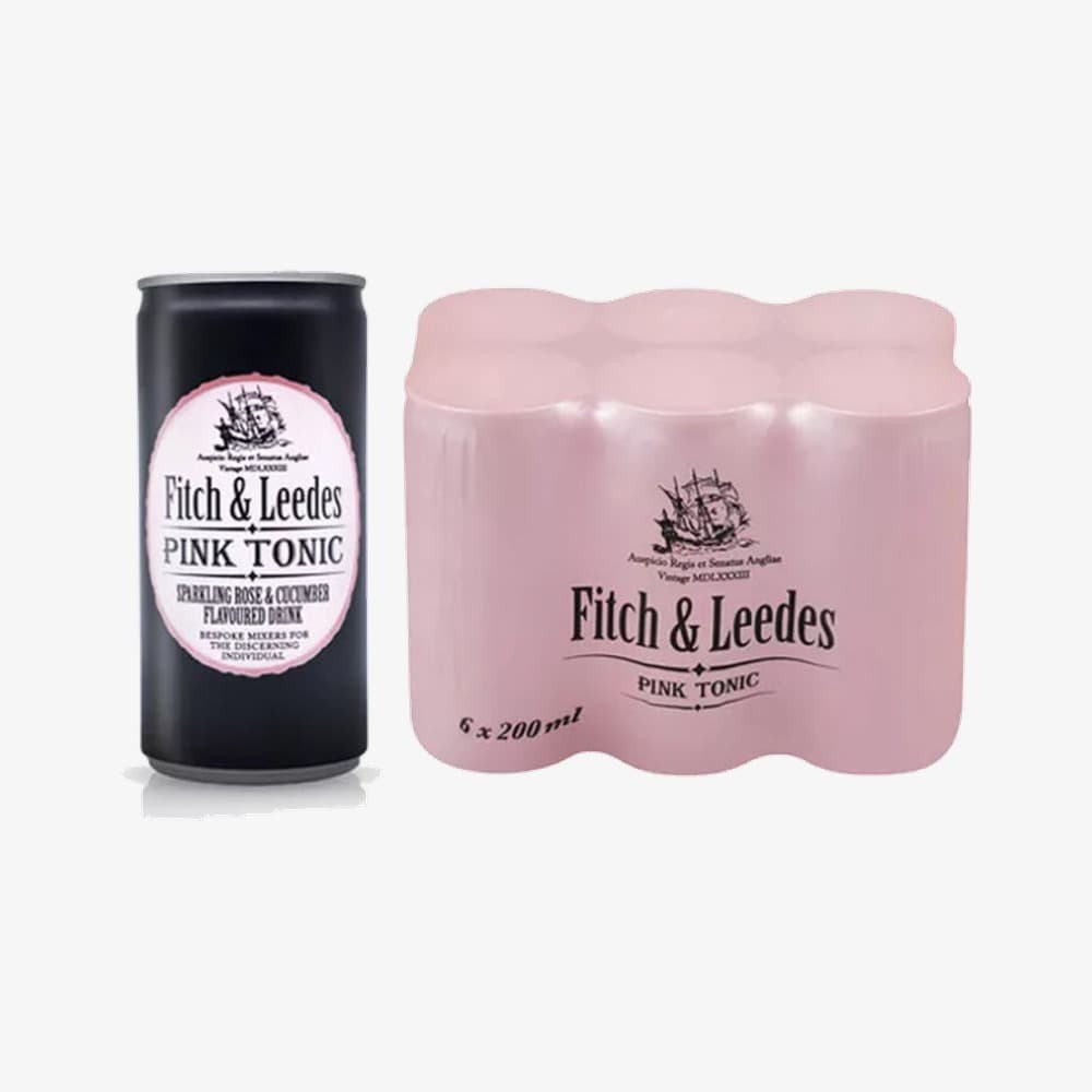 Fitch and Leedes Pink Tonic Sparkling Rose 6 pack - View 1
