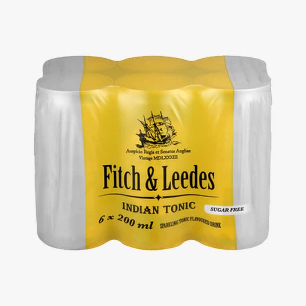 Fitch and Leedes Tonic Lite Cans 6 X 200ml