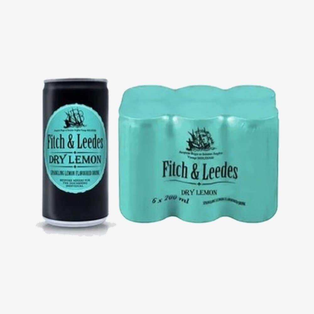 Fitch & Leedes Dry Lemon 6x200ml Cans - View 1