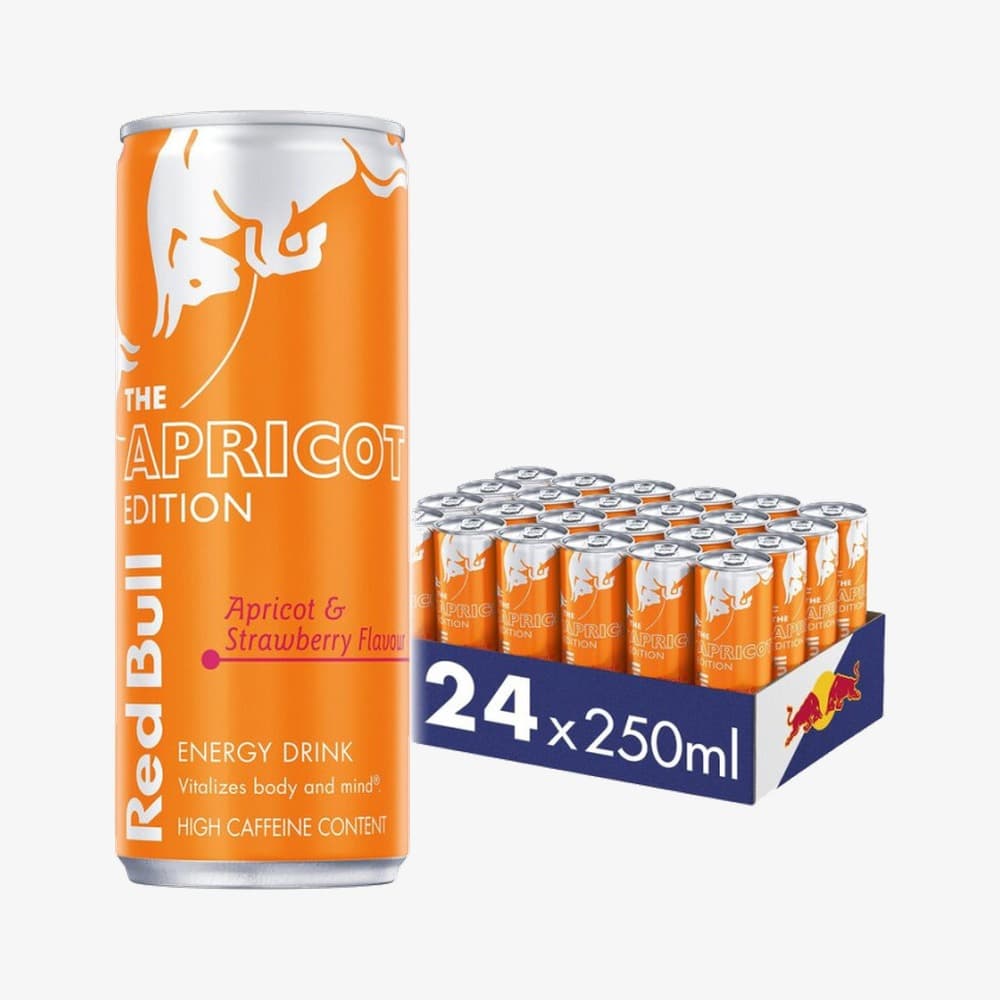 Red Bull Energy Drink Apricot Edition 24x250ml - View 1