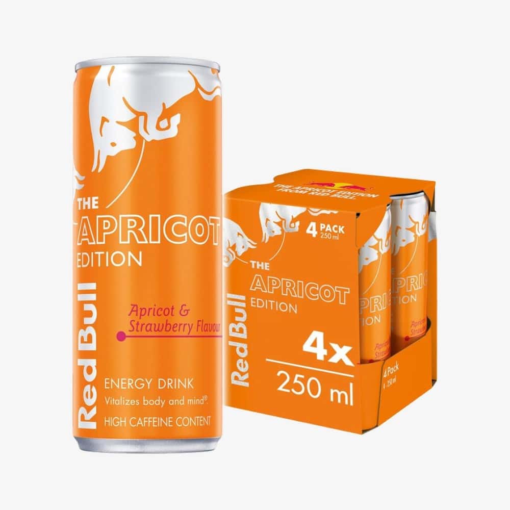 Red Bull Energy Drink Apricot Edition 4x250ml