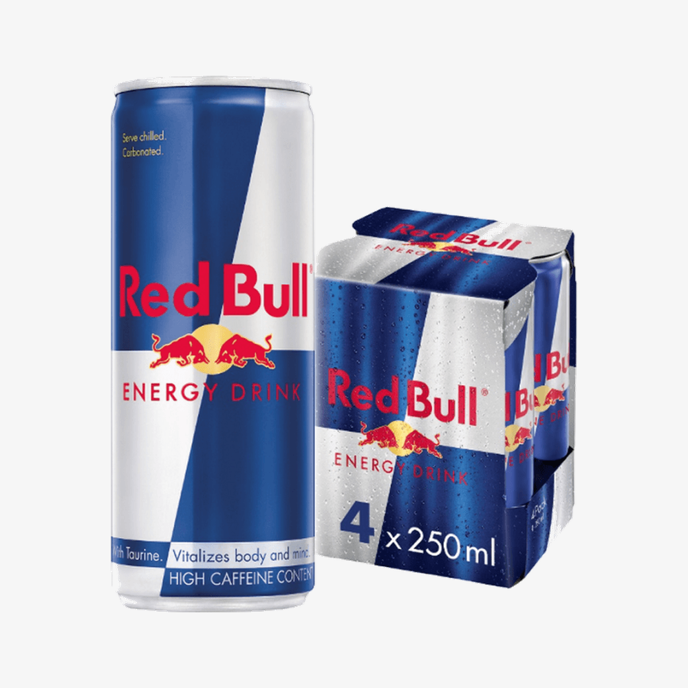Red Bull Energy Drink Can 250ml (4 pack) - View 1