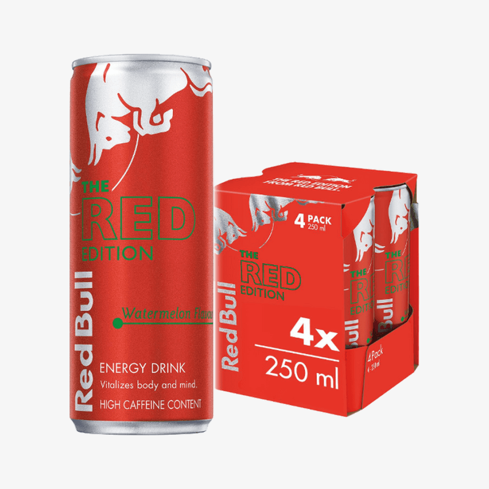Red Bull Energy Drink Red Edition 250ml (4 pack)