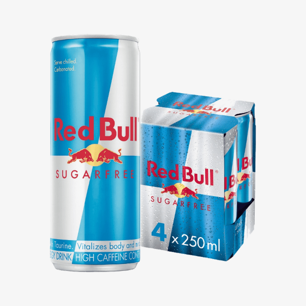 Red Bull Sugar Free 250ml (4 pack) - View 1