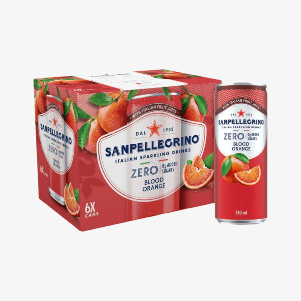 Sanpellegrino ZERO Blood Orange 6x330ml - View 1