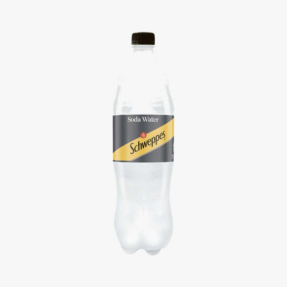 Schweppes Soda Water 1L Plastic